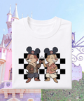 Chip & Dale Checkered - Tshirt/Sweatshirt - White
