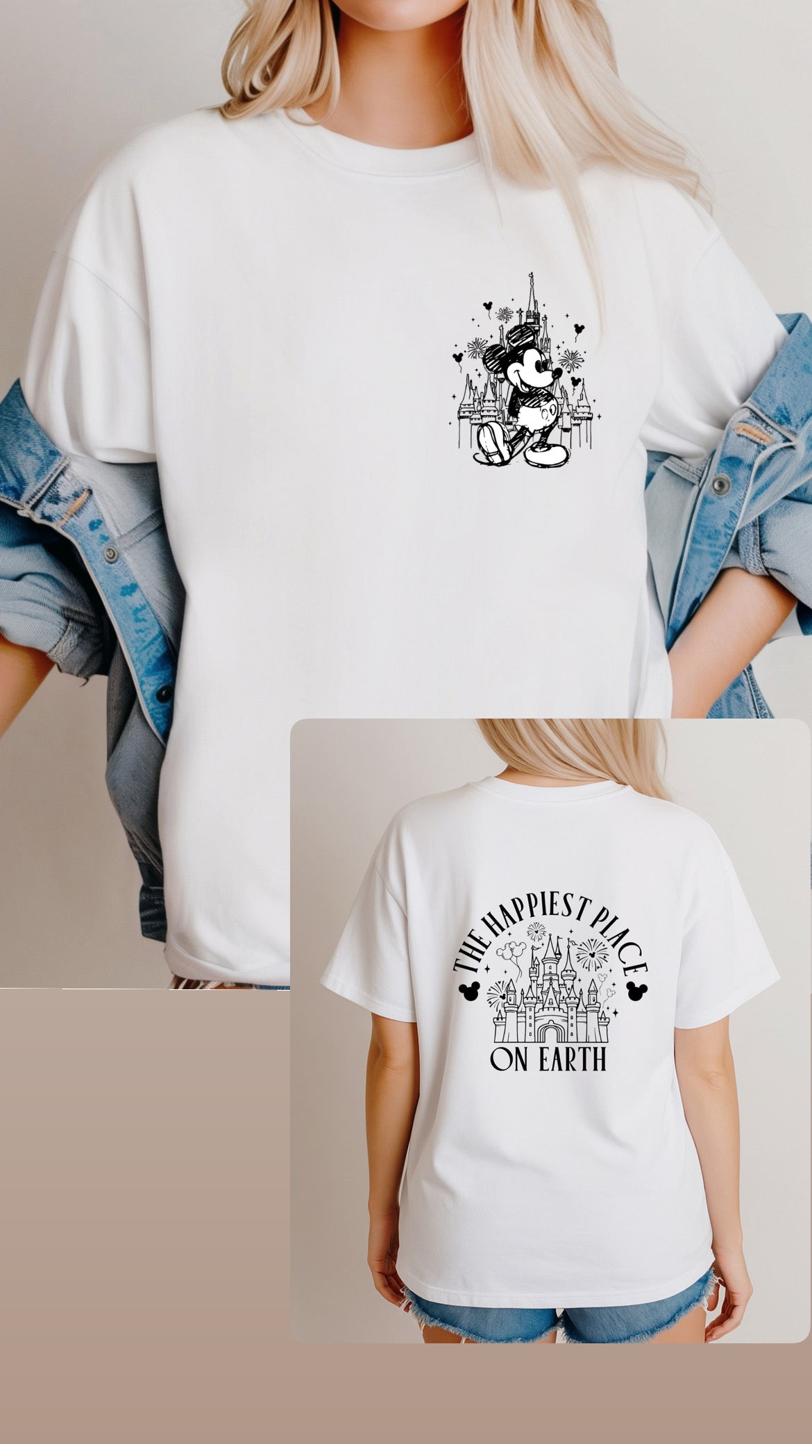 Happiest Place On Earth Double Sided