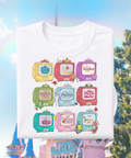 Princess TV - Tshirt/Sweatshirt - White/Pink/Black