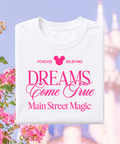 Dreams Come True - Tshirt/Sweatshirt - White/Pink