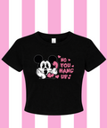 No You Hang Up - Cropped Tee/Vest
