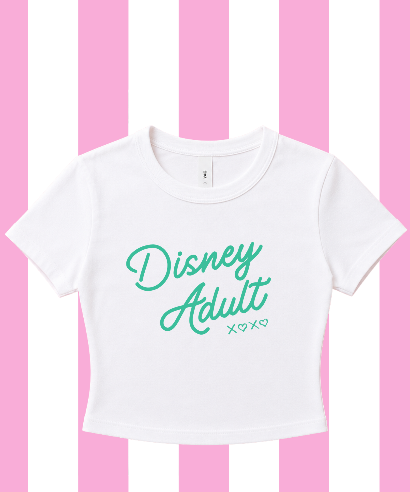 DNY Adult XOXO Exclusive Cropped Tee/Cropped Vest