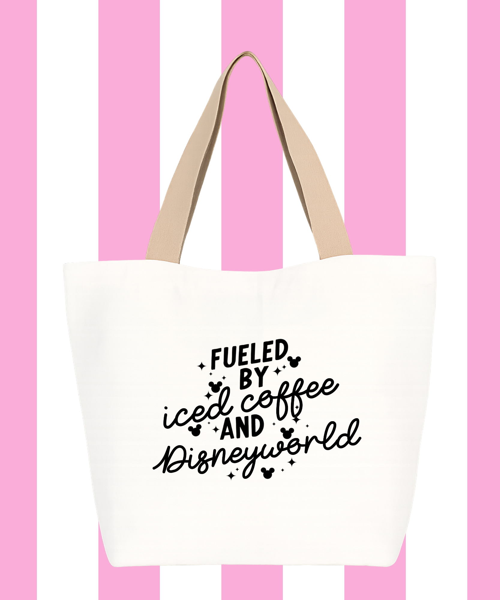 Fuelled By Iced Coffee Shopping Bag