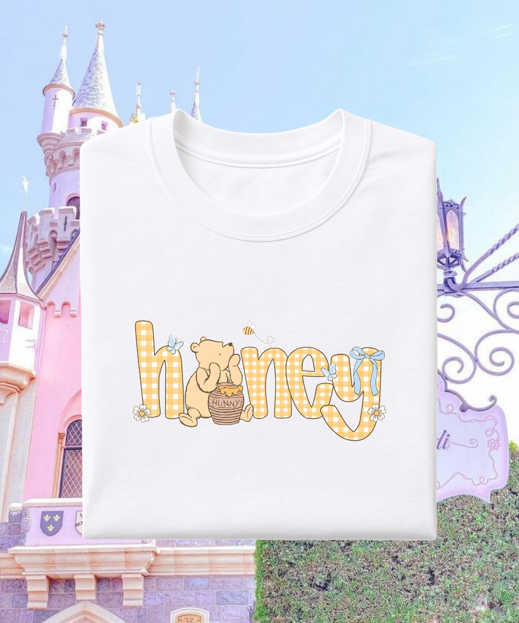 Honey - Tshirt/Sweatshirt - White/Pink/Red