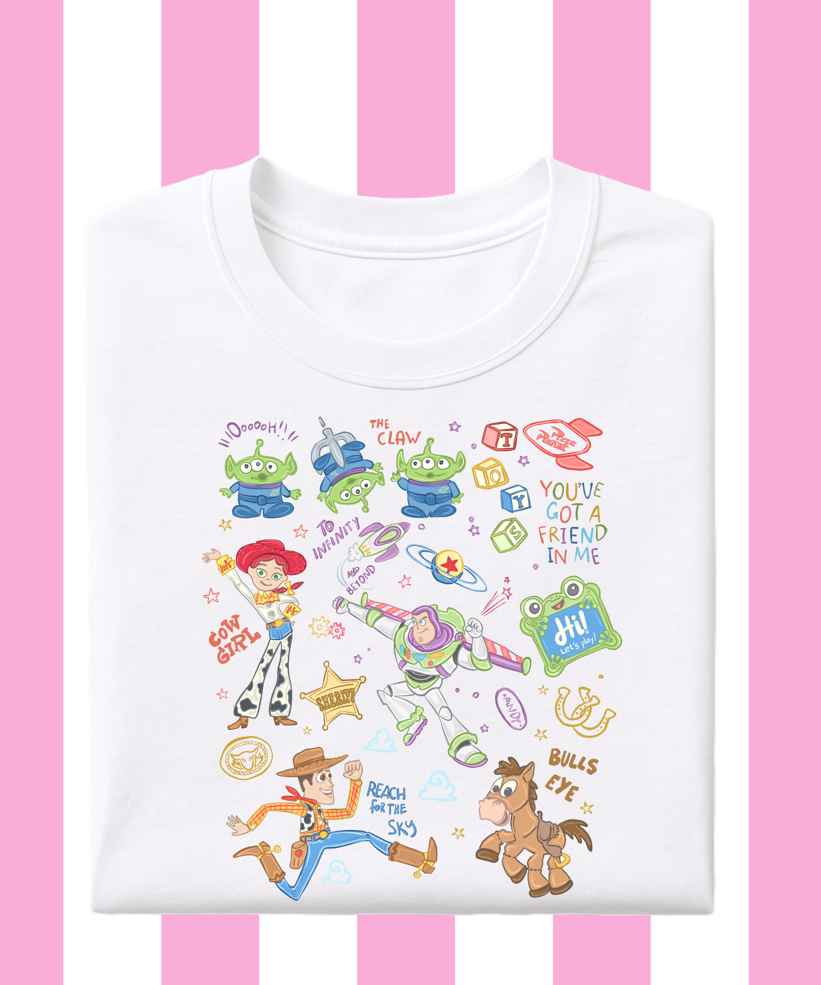 Toy Story Characters - Tshirt