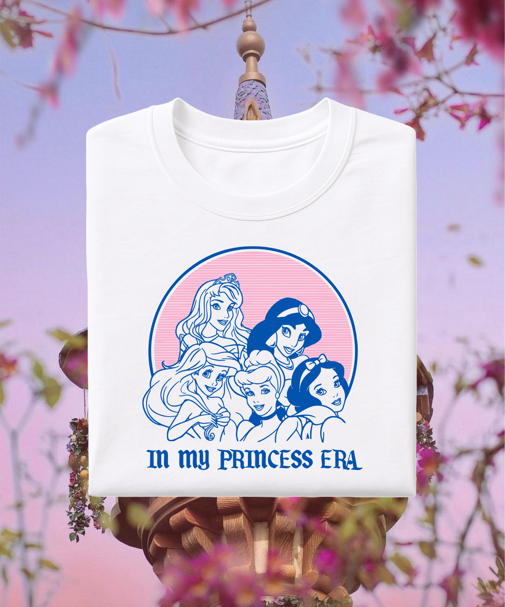 Princess Era - Tshirt/Sweatshirt - White/Pink/Blue