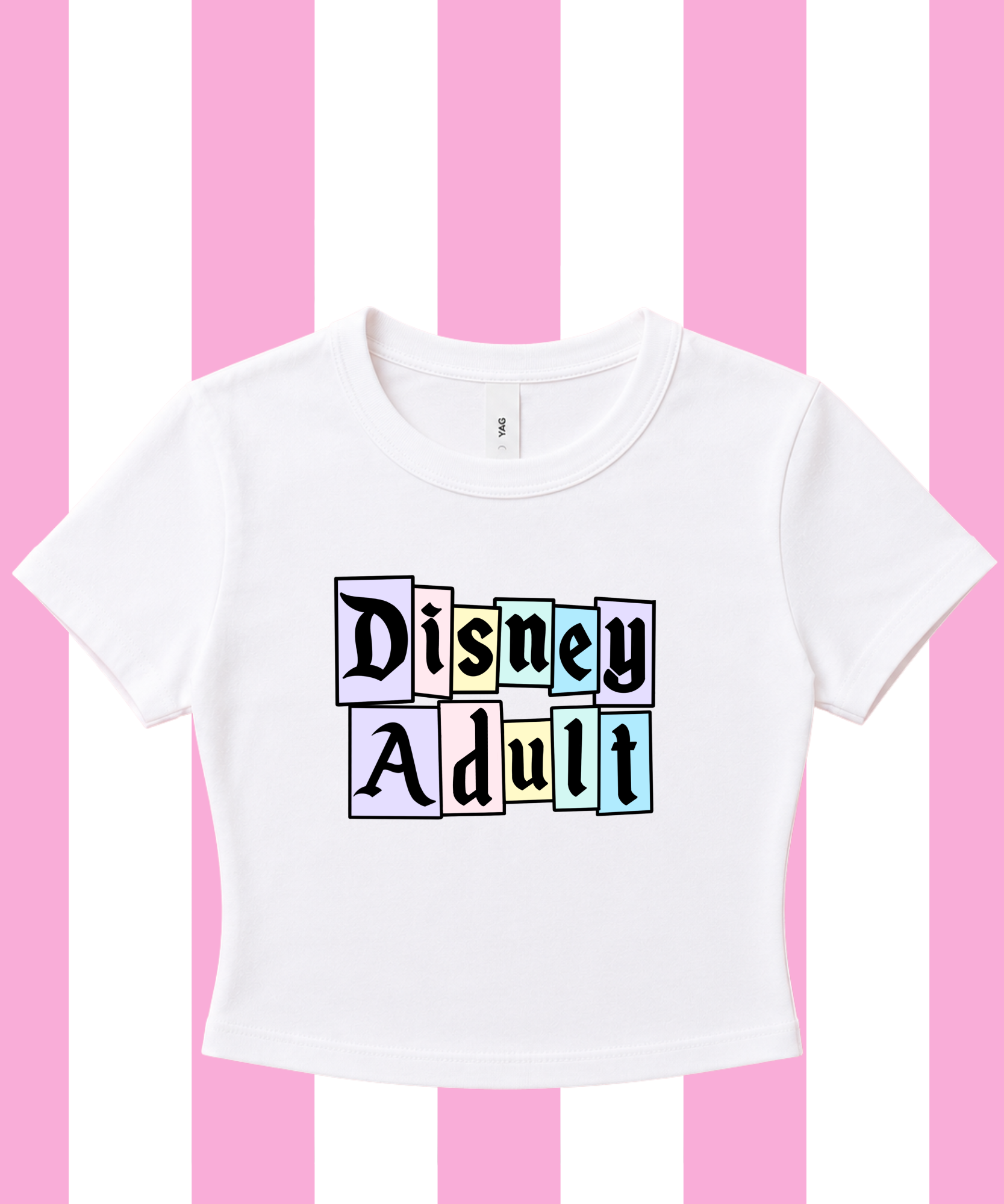 DNY Adult Cropped Tee/Cropped Vest