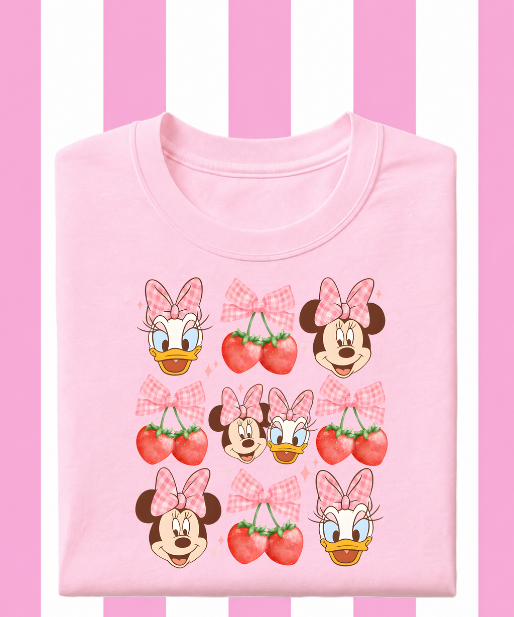 Minnie Daisy Strawberries - T-shirt