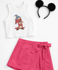 C&D Fantasia - White - Tshirt/Cropped Vest