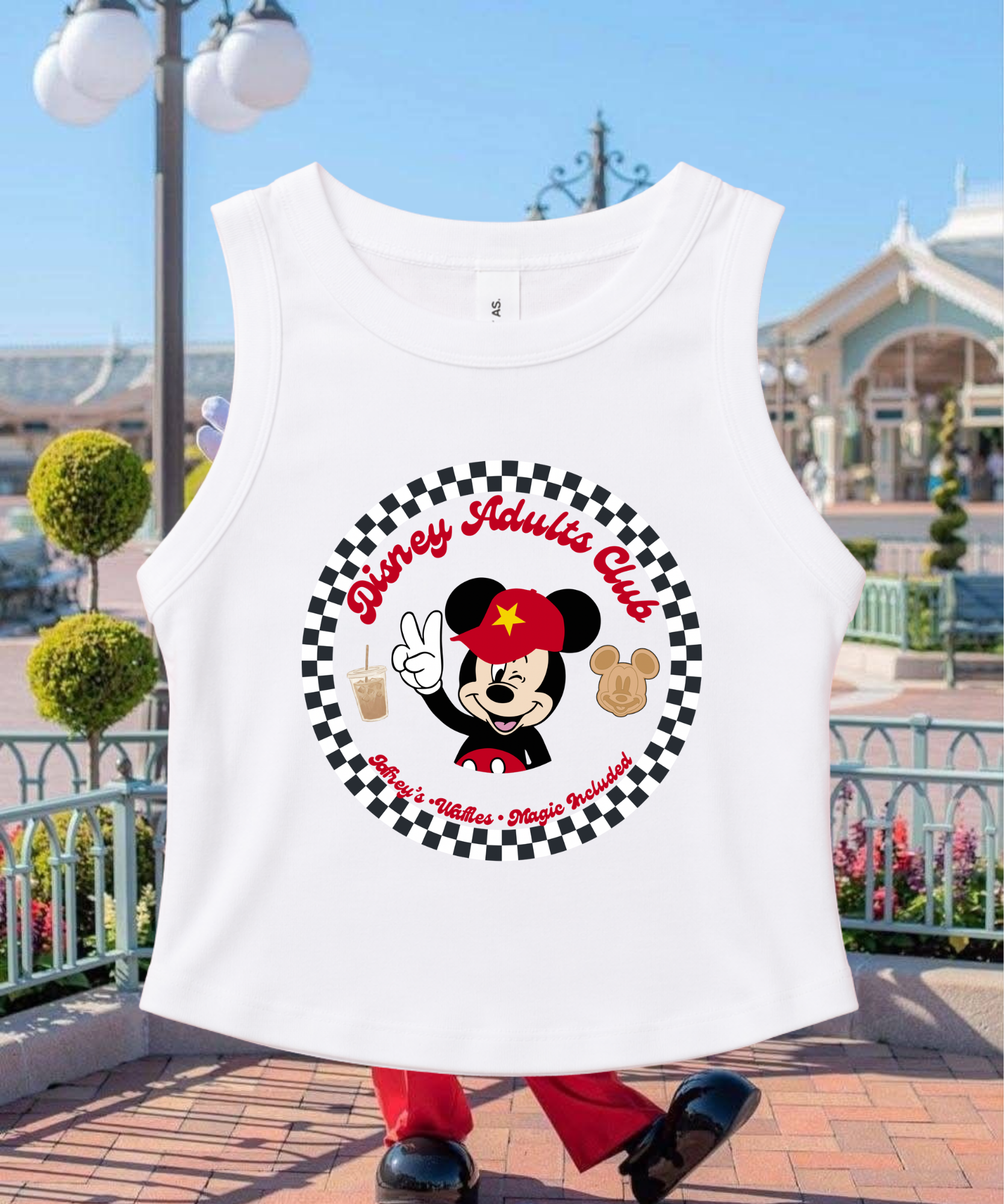 Adult Club Exclusive - Cropped Tee/Cropped Vest