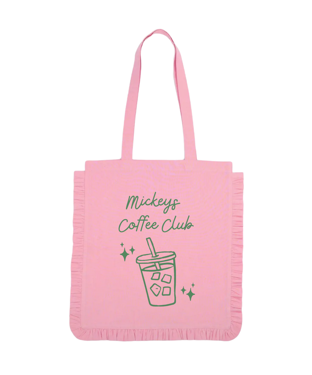 Pink Ruffle Tote Bags - PRE ORDER - 4-5 weeks turnaround 💕