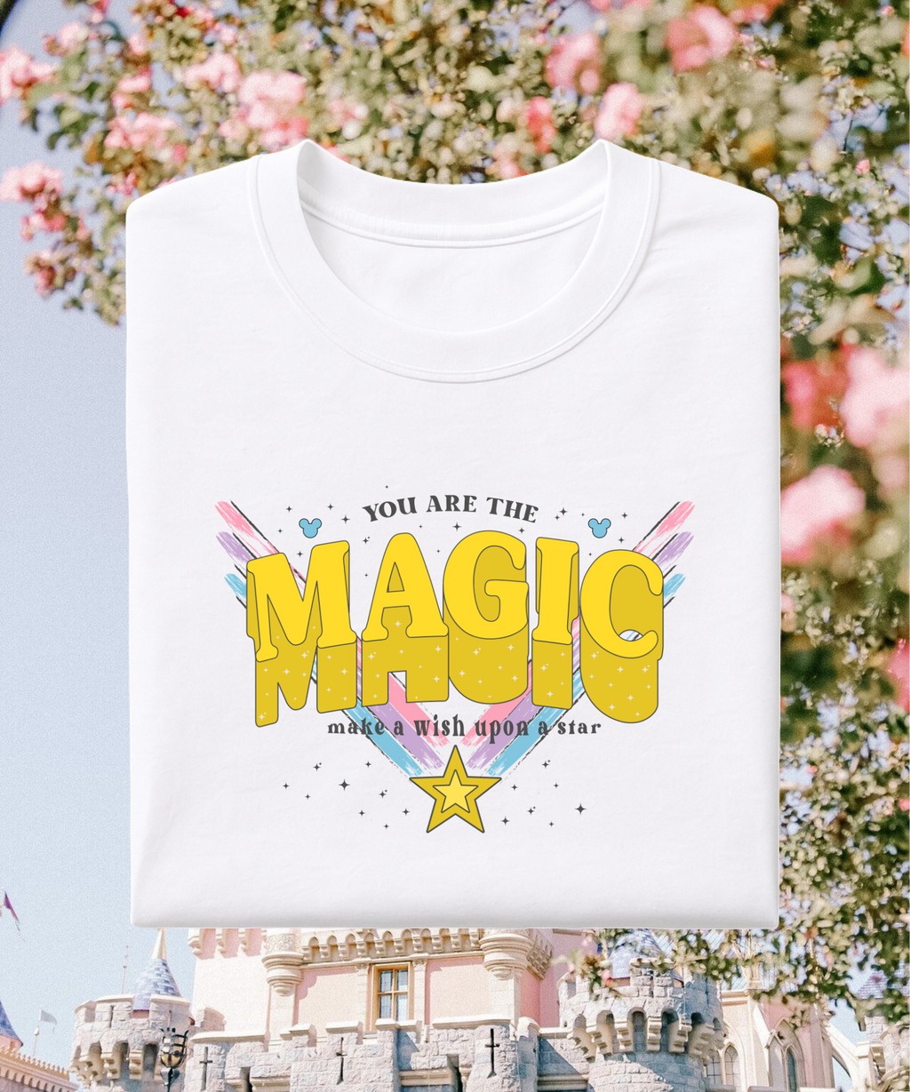 You Are The Magic - Tshirt/Sweatshirt - White/Pink