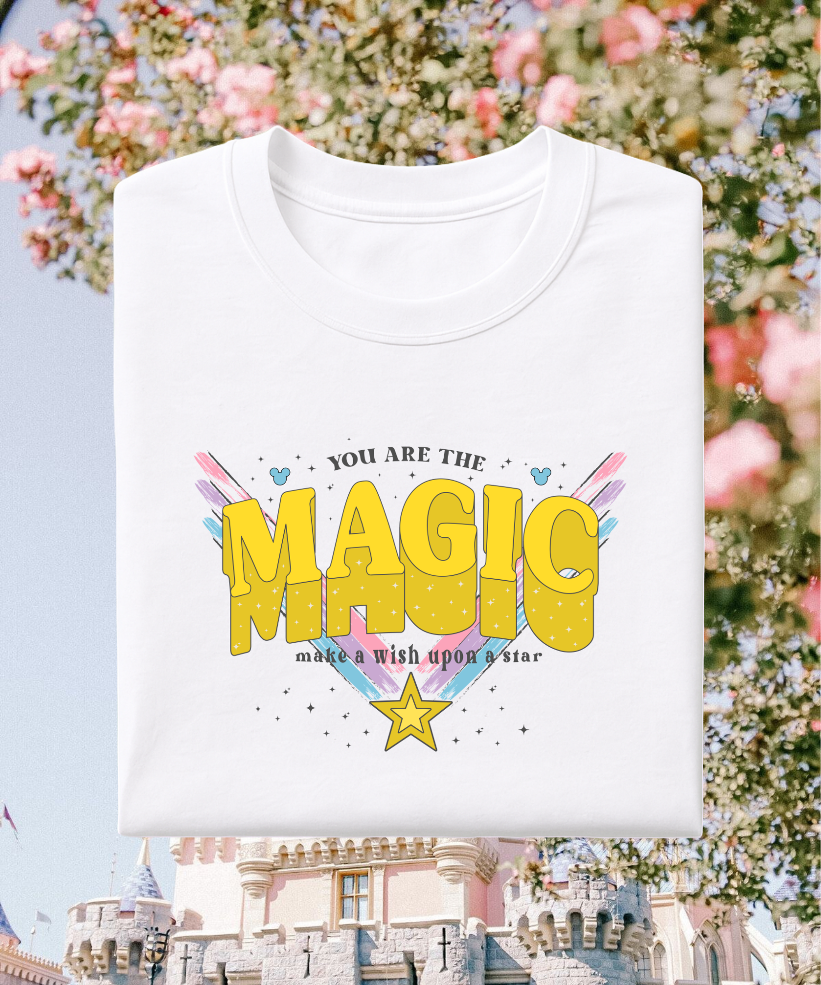 You Are The Magic - Tshirt/Sweatshirt - White/Pink
