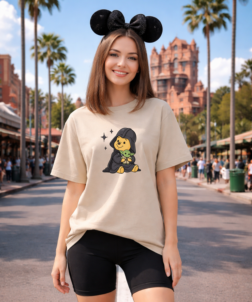 Pooh Bear SW - Tshirt - Sand/Pink/White