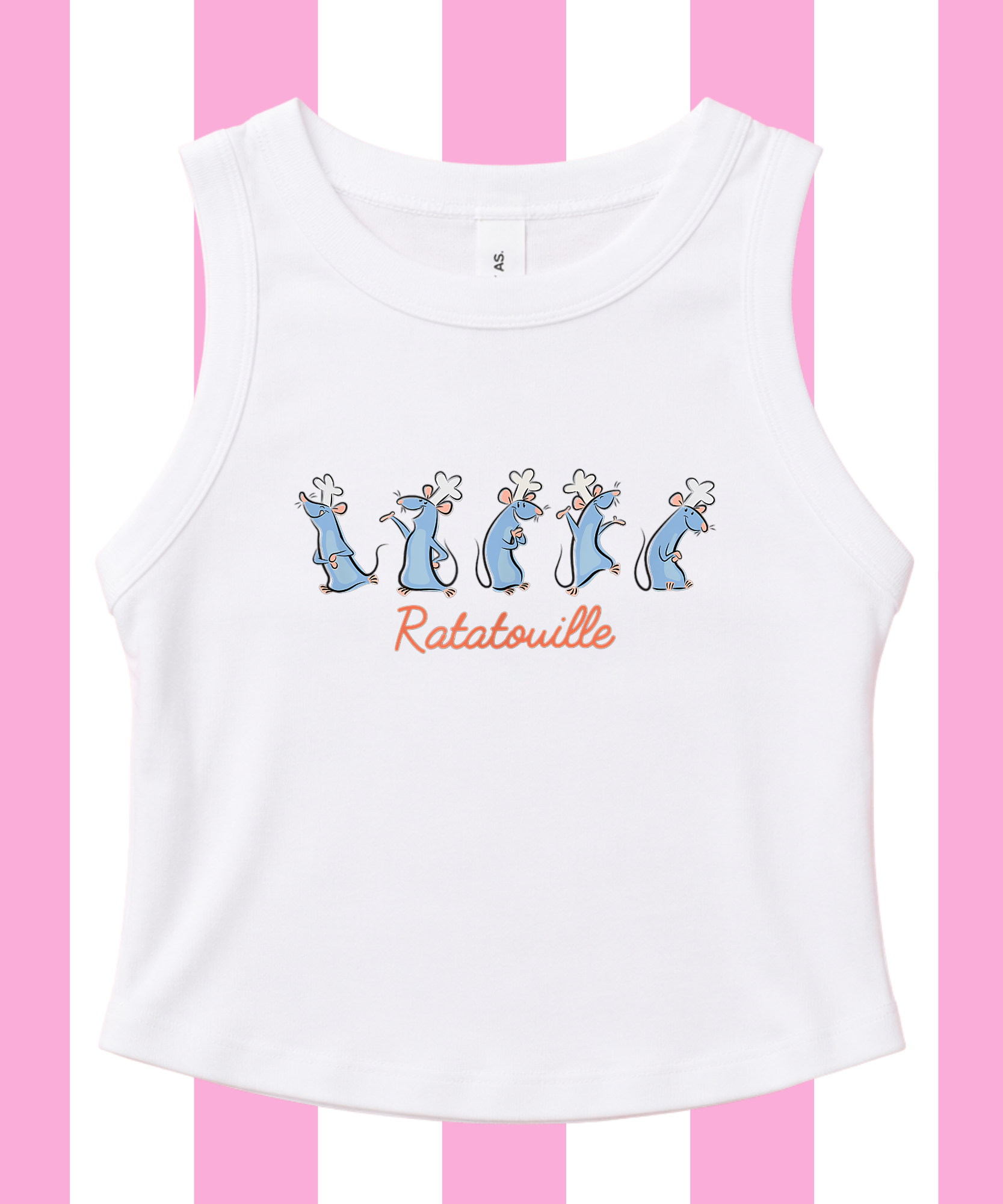 Ratatouille - Cropped Tee/Cropped Vest