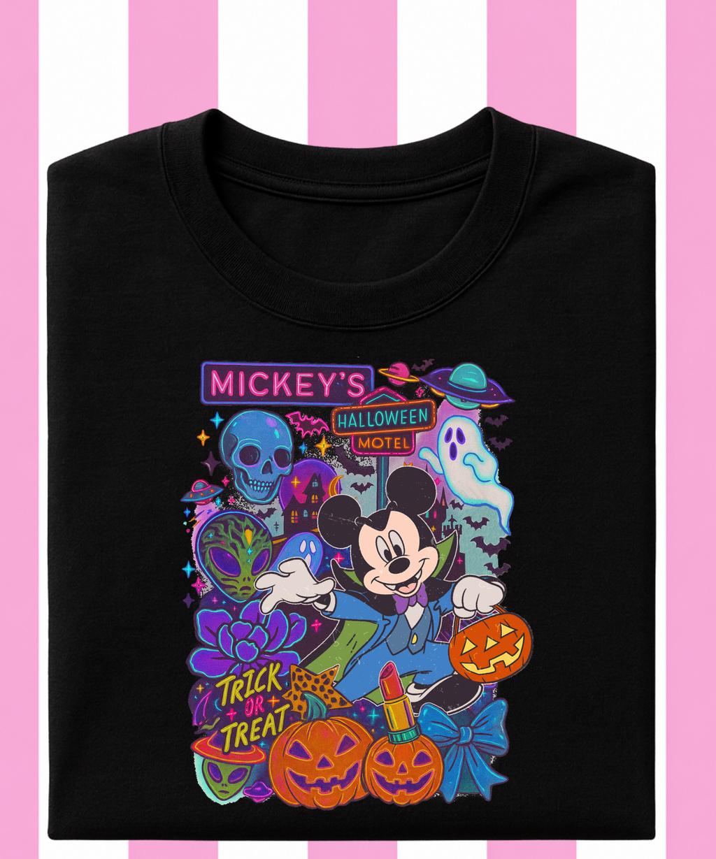 Mickeys Halloween Motel - Tshirt