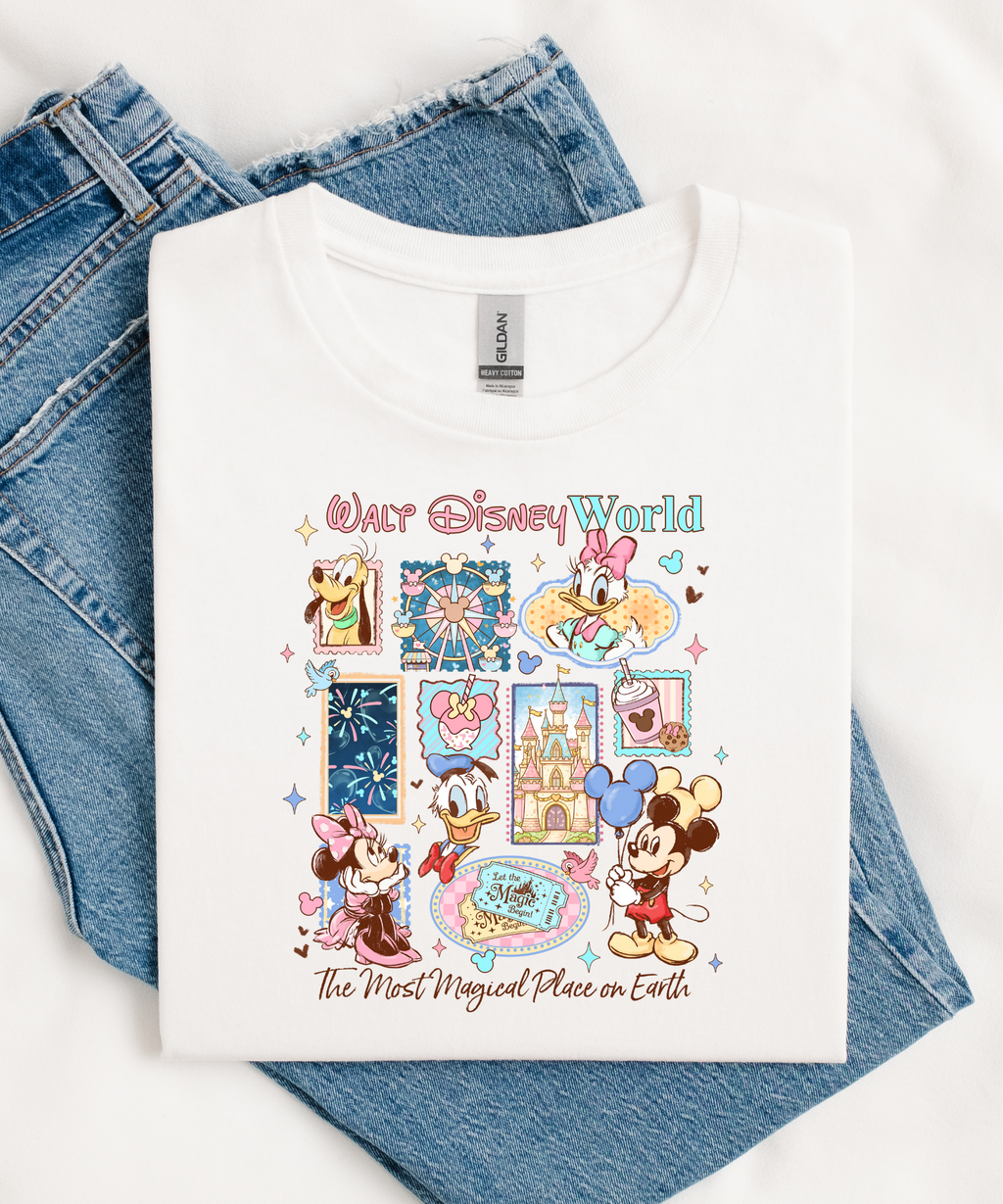 WDW Mouse & Friends Tshirt - White