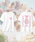 If Found Please Return To MK Exclusive - Double Sided Tshirt - White/Pink