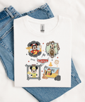 Mouse & Friends Cars - Tshirt/Sweatshirt - White/Pink
