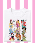 Princess With Names - Tshirt