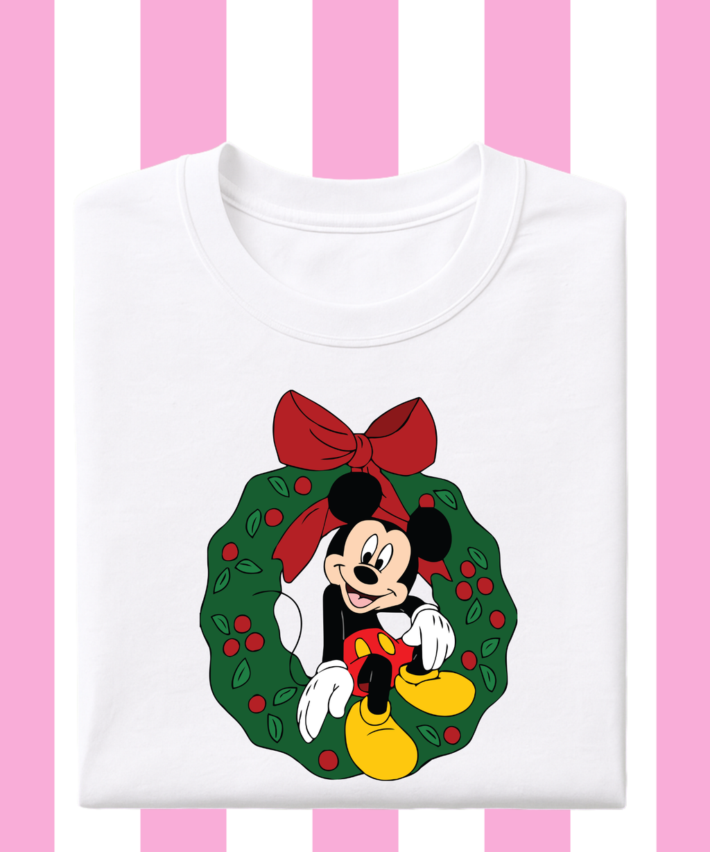 Mickey Christmas Wreath - Tshirt/Sweatshirt
