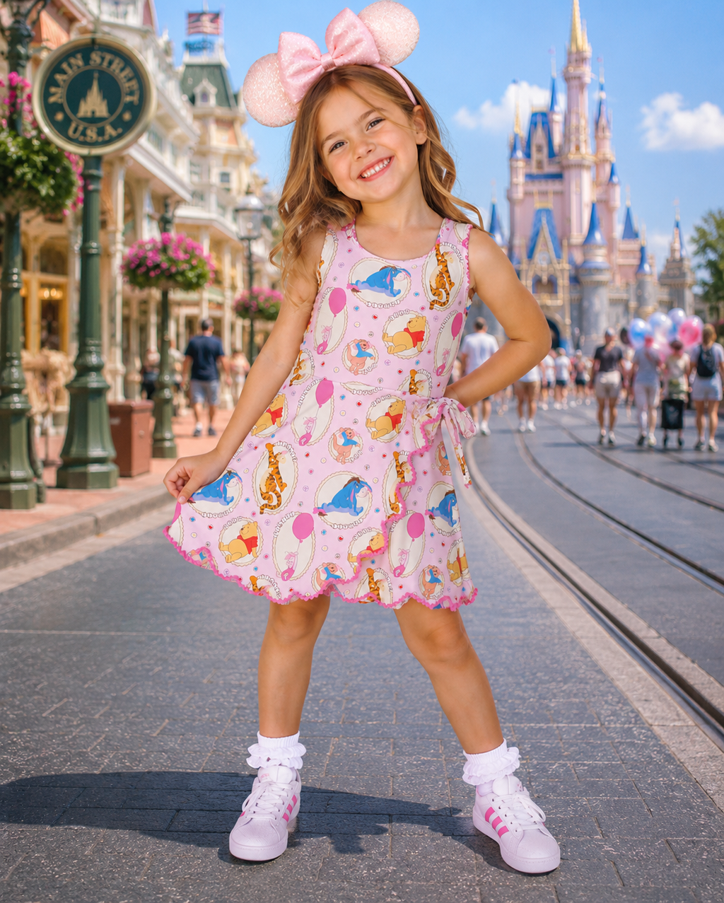 Pooh Park Day Dress & Shorts Set - PRE ORDER