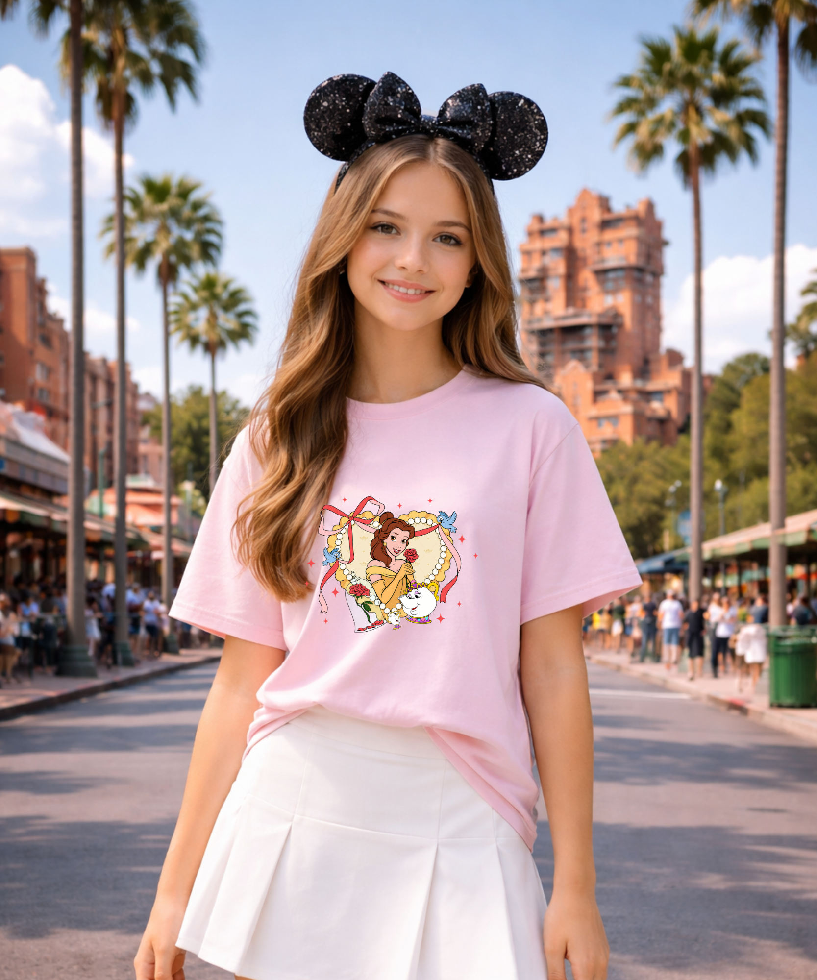 Princess Heart Adults - Tshirt - Pink