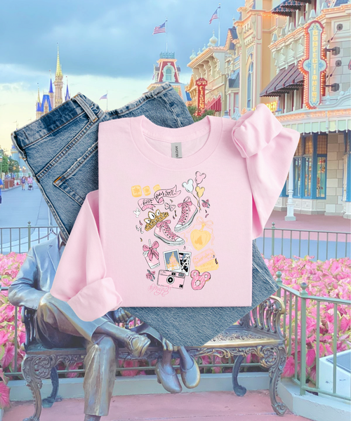 Best Day Ever Magic - Tshirt/Sweatshirt - White/Pink