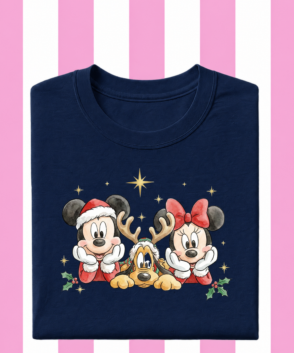 Minnie Mickey Pluto Christmas - Tshirt/Sweatshirt