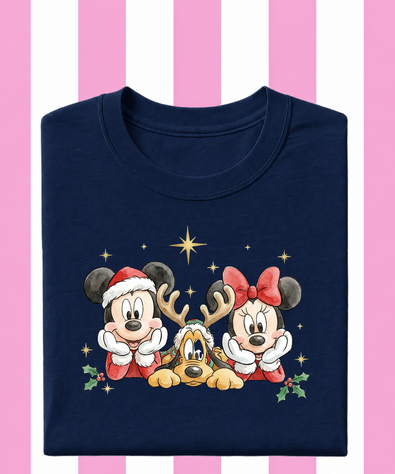 Minnie Mickey Pluto Christmas - Tshirt/Sweatshirt