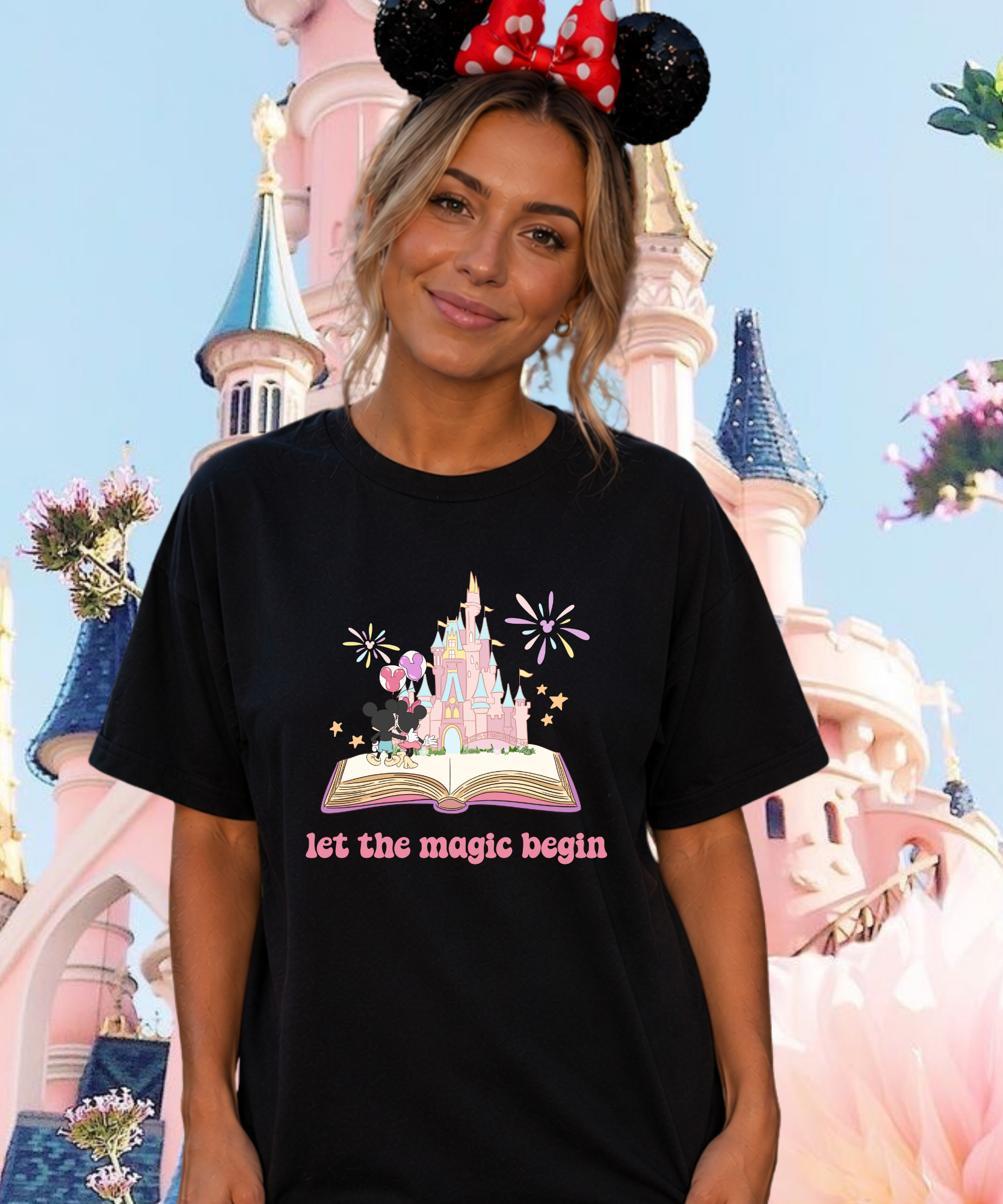 Let The Magic Begin - Tshirt/Sweatshirt - White/Black