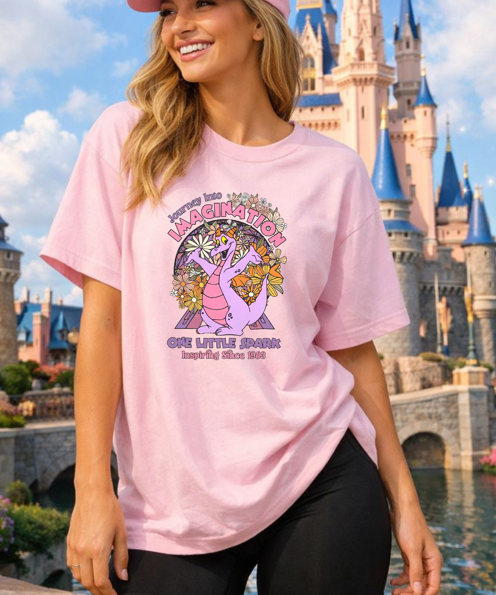 One Little Spark - Tshirt - Pink