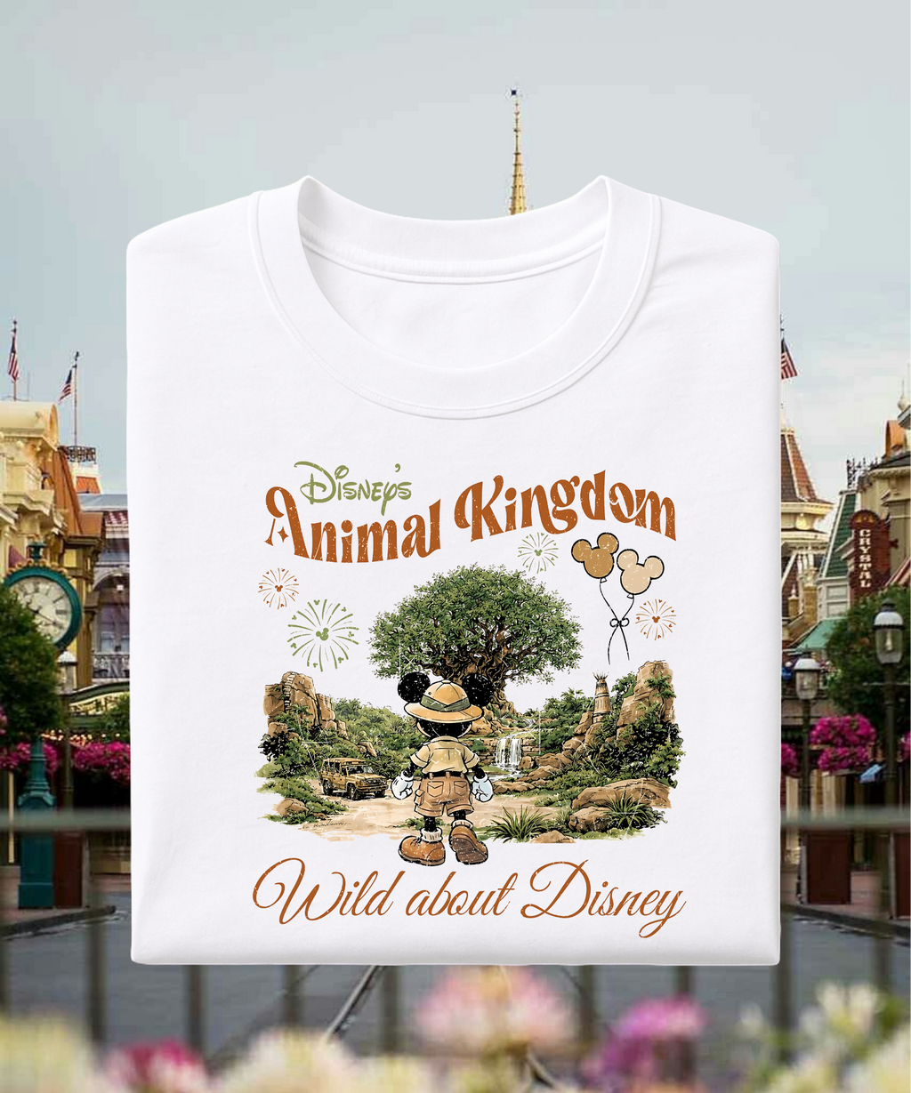 DNY Animal Kingdom - Tshirt - White/Sand