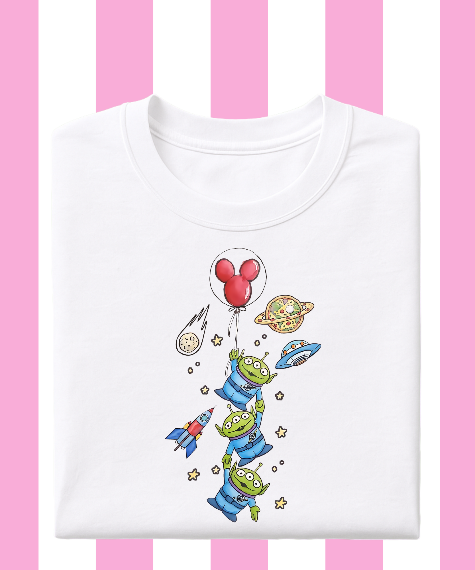 Aliens Balloon - T-shirt