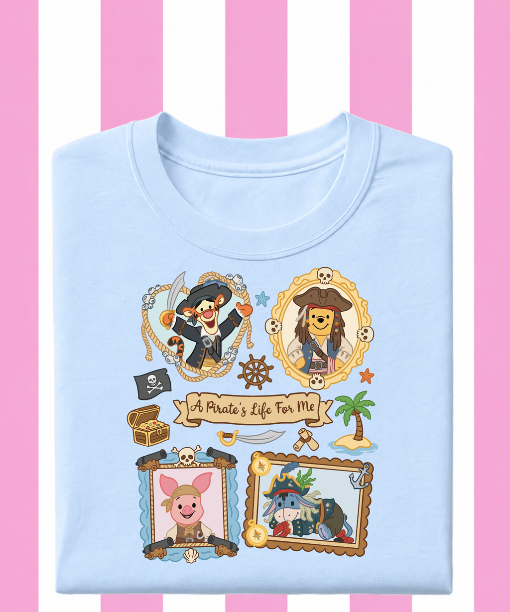 Pirates Life For Me Pooh - Tshirt