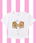 Chip & Dale Balloons Exclusive Cropped Tee/Cropped Vest