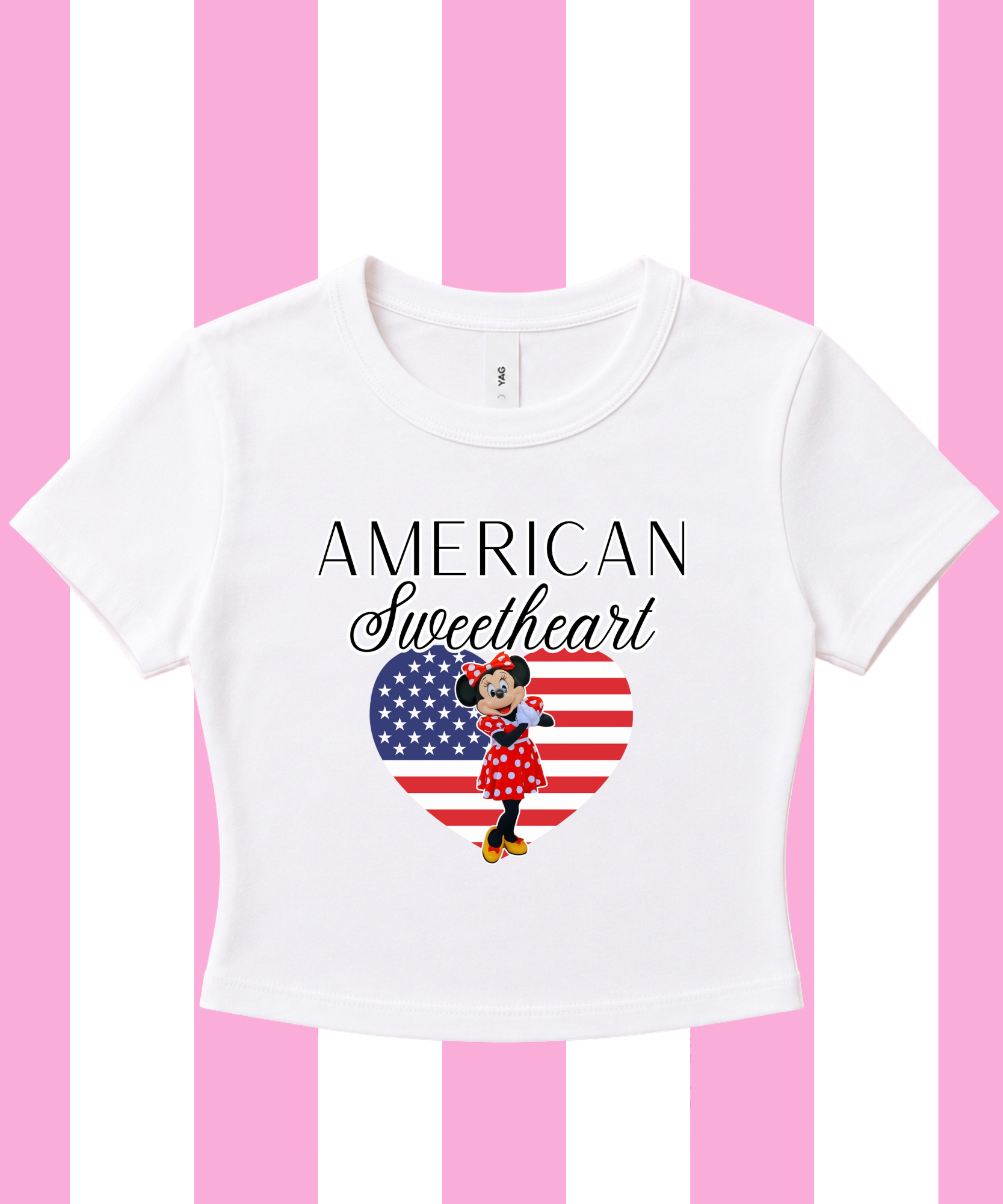 American Sweetheart Exclusive - Cropped tee/Cropped vest