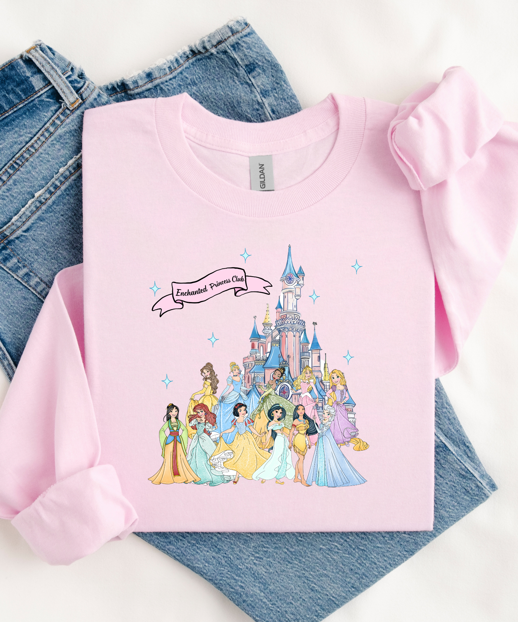 Enchanted Princess Club Exclusive - Tshirt/Sweatshirt - White/Pink