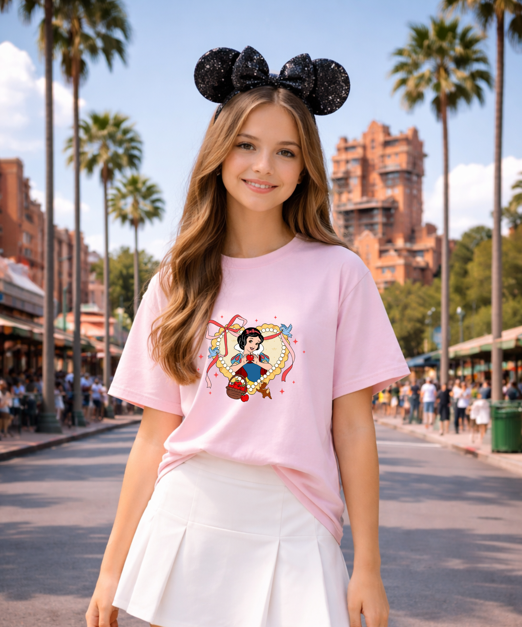 Princess Heart Adults - Tshirt - Pink