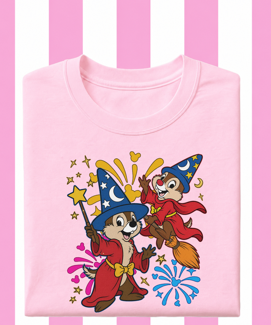 Chip & Dale Sorcerer - Tshirt