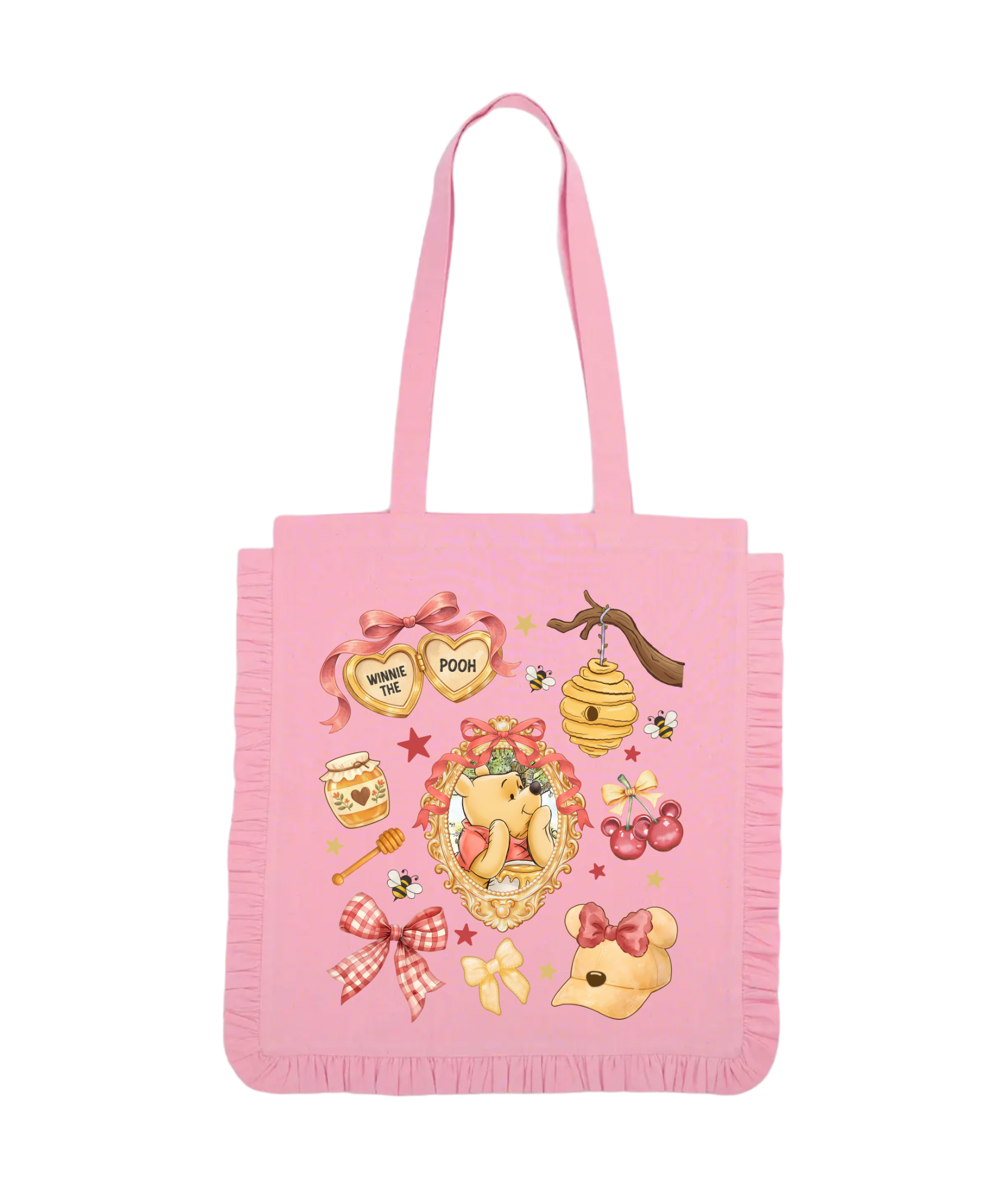Pink Ruffle Tote Bags - PRE ORDER - 4-5 weeks turnaround 💕