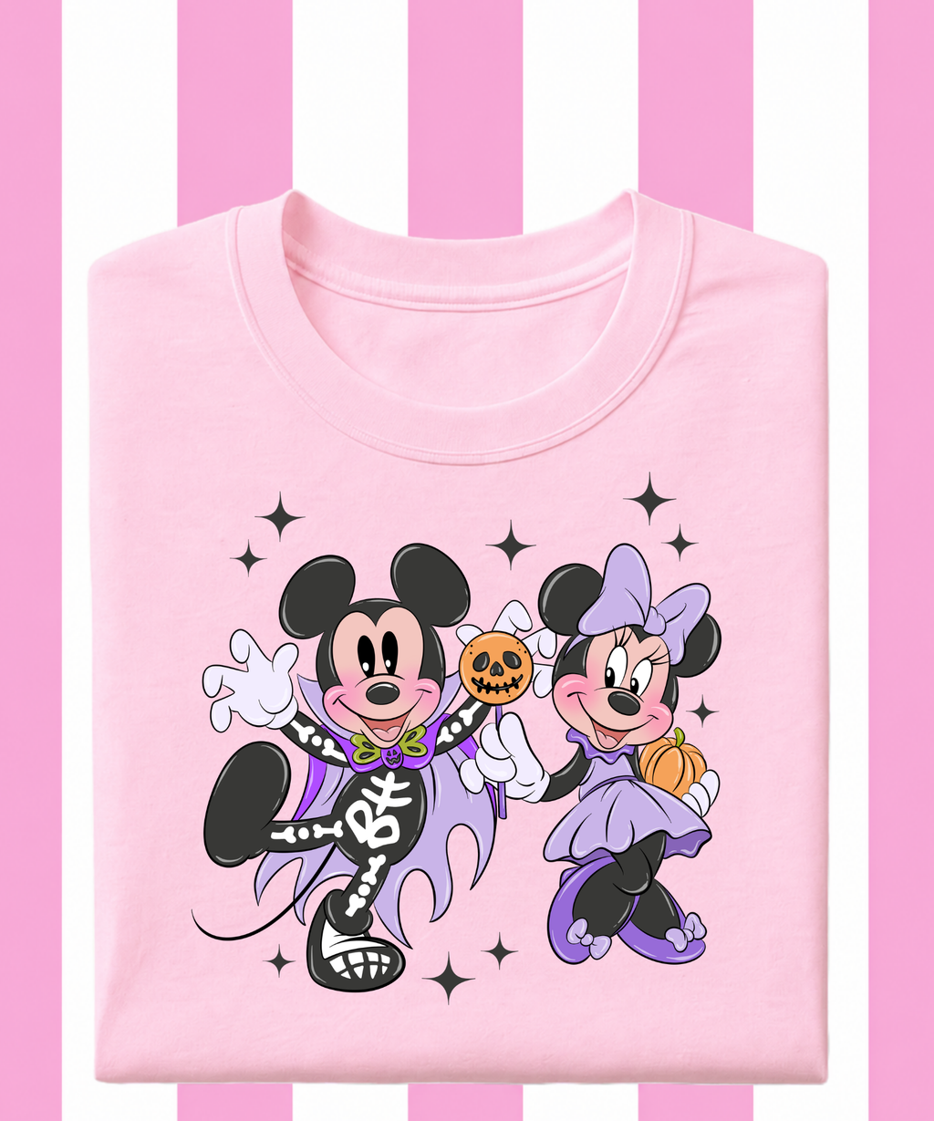 Minnie Mickey Halloween - Tshirt