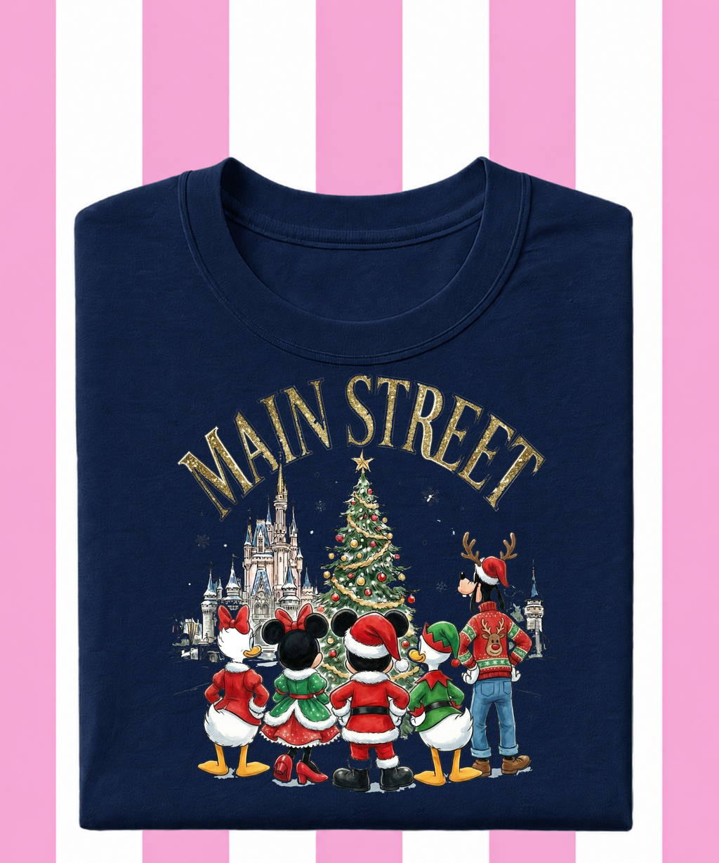 Christmas Main Street Mouse & Friends - Tshirt/Sweatshirt