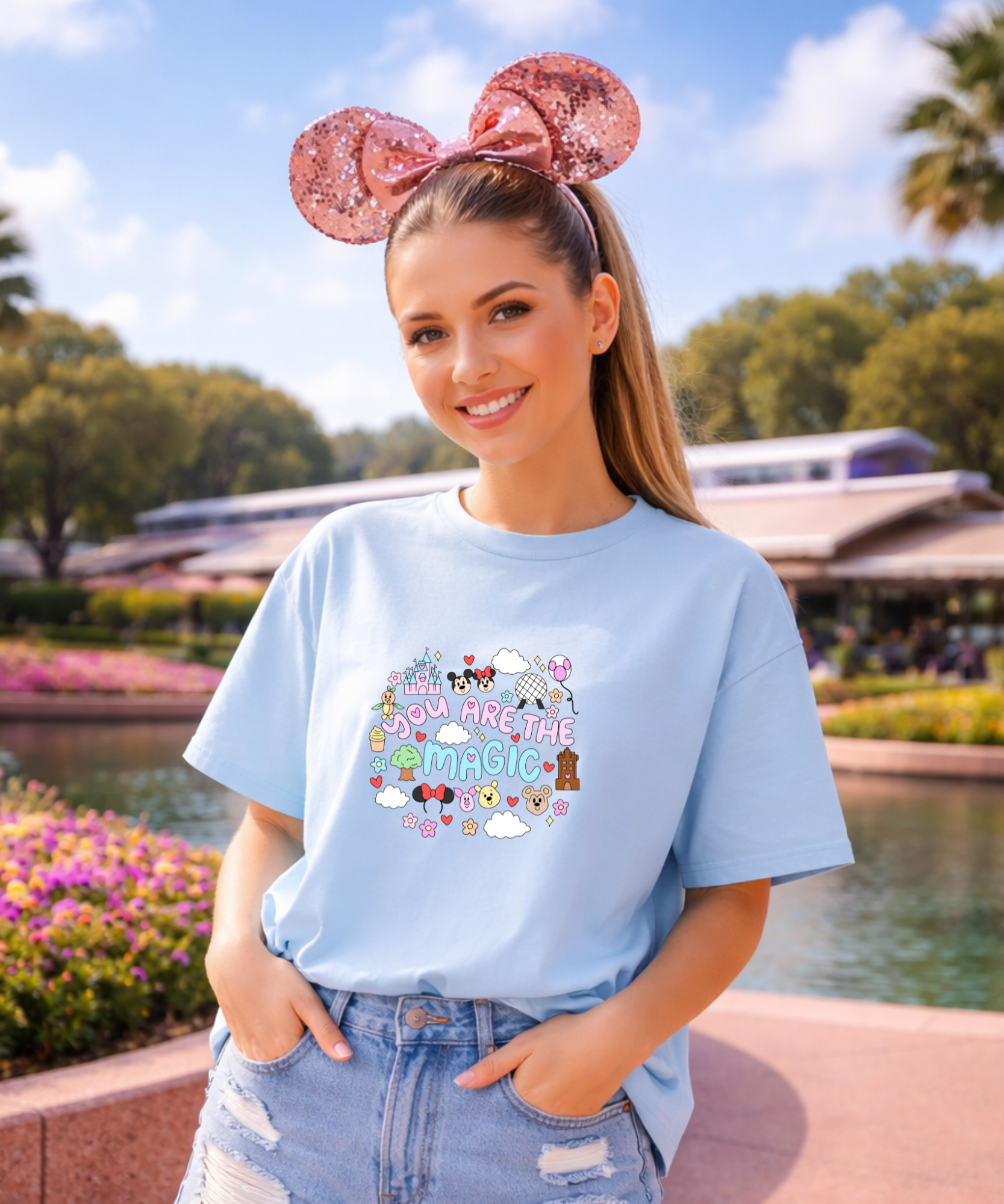 You Are The Magic - Tshirt/Sweatshirt - Blue/Pink/White