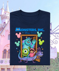 Monsters Inc Balloons - Tshirt - White/Pink/Navy