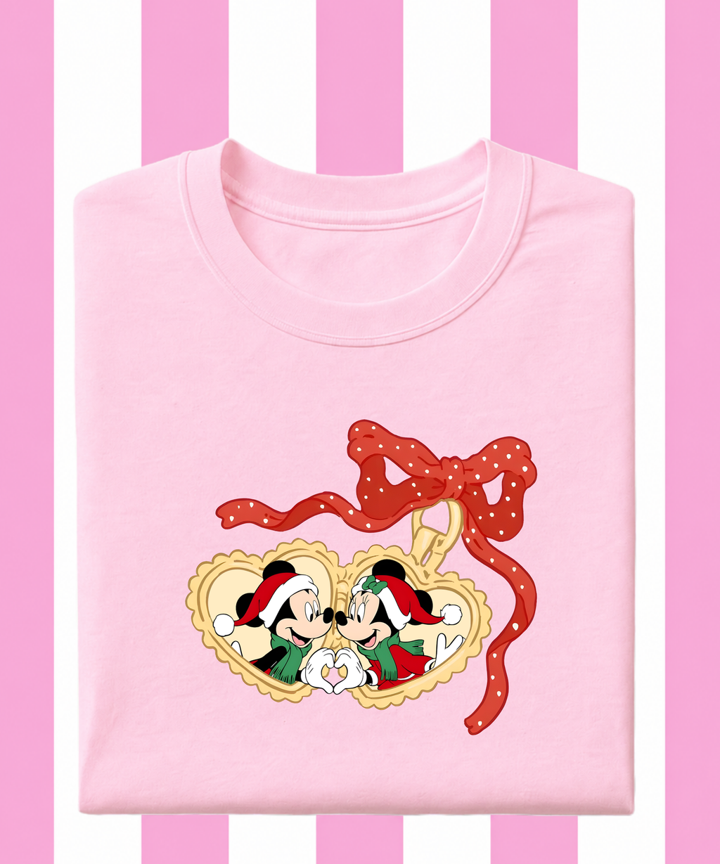Minnie Mickey Christmas Locket - Tshirt/Sweatshirt
