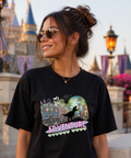 Adventure Starts Here - Tshirt - White/Black/Pink Lemonade