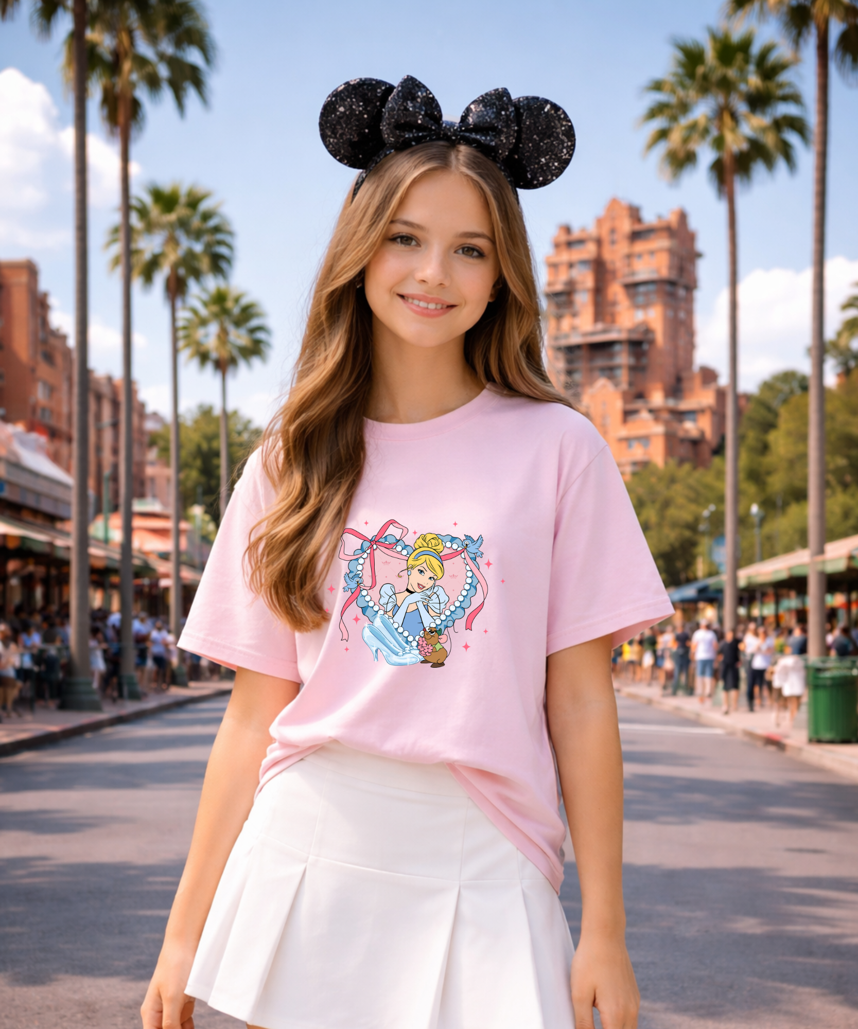 Princess Heart Adults - Tshirt - Pink