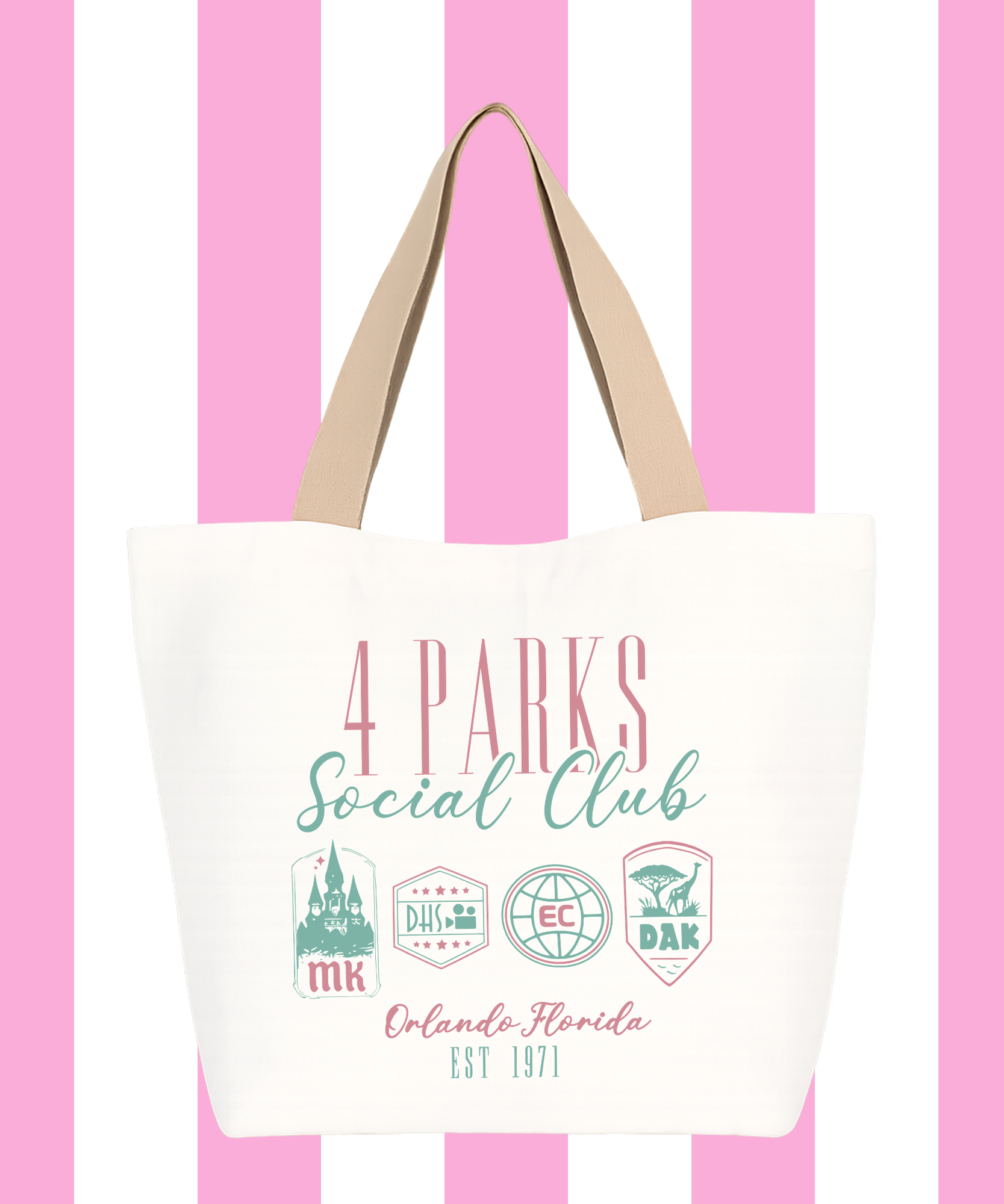 4 Parks Social Club Shopping Bag