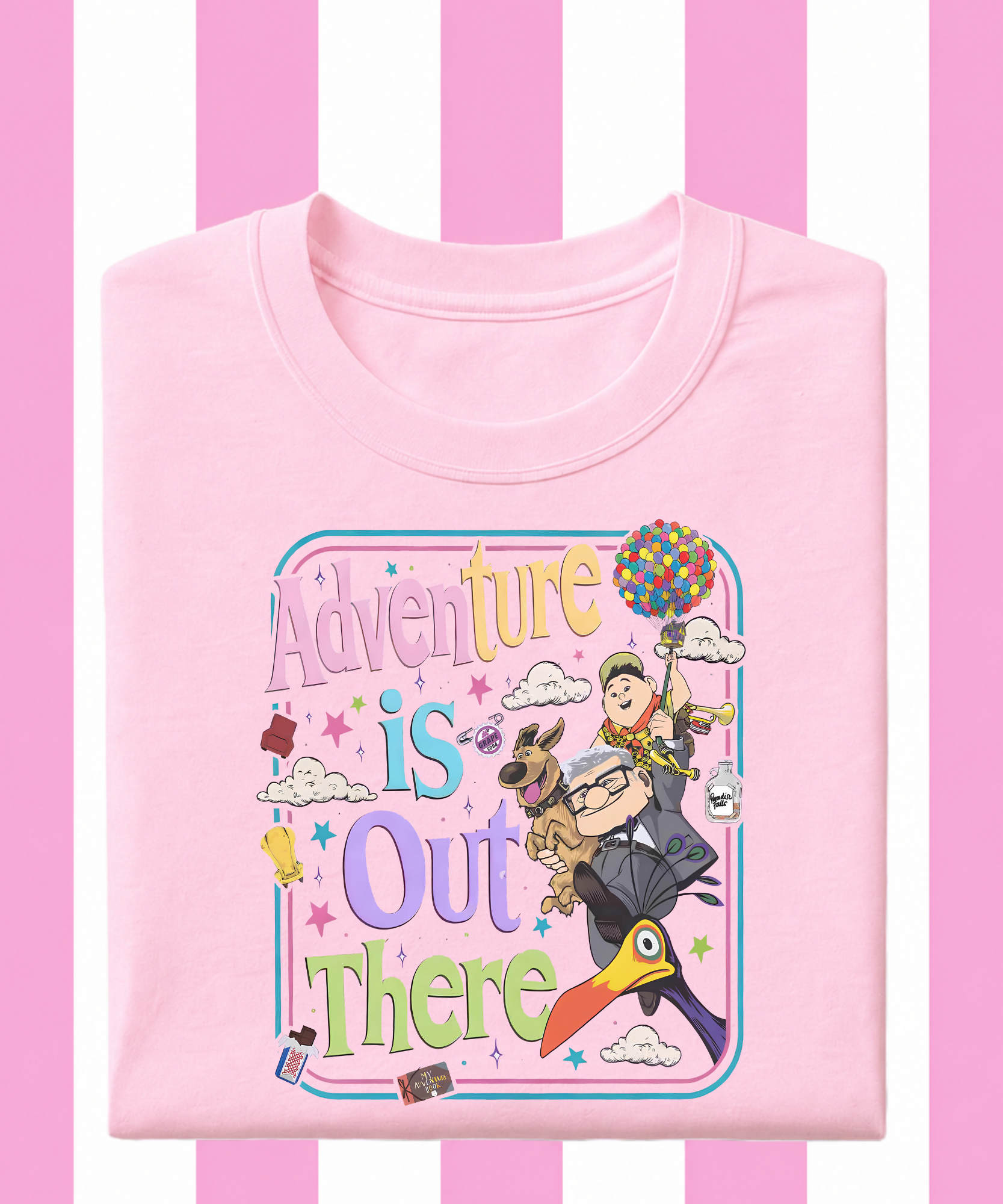 Adventure Is Out There - Tshirt